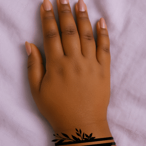 Henna bracelet Stencil opposite branches