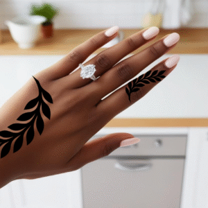 Leafy Vine Henna Stencil